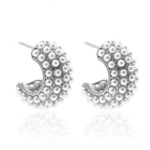Silk & Steel Hera Hoop Earrings